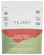 Tejari Organic Plant Based Apples & Greens Superfood Protein - 16 oz