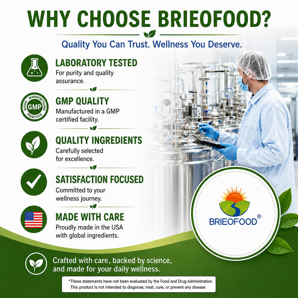 Brieofood Lactase Enzyme 3000 FCC ALU - 360 Tablets - image 7