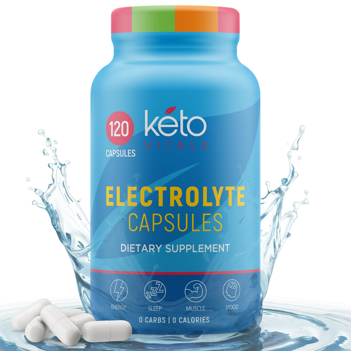 Keto Vitals Electrolyte Capsules - 120 Count