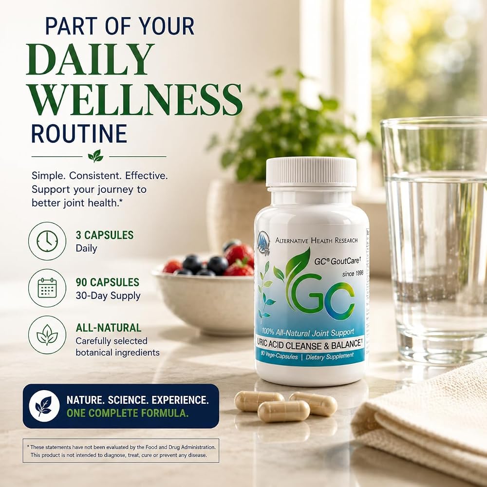 Alternative Health Research GoutCare Uric Acid Support - 540 Capsules - image 6