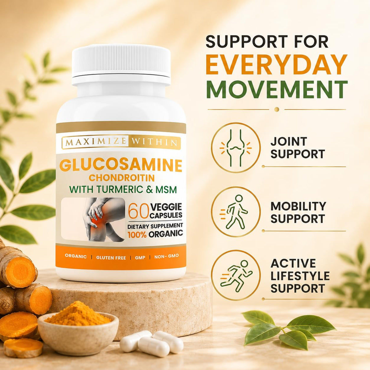 Maximize Within Glucosamine Chondroitin with Turmeric & MSM - image 5
