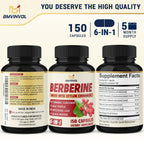 BMVINVOL Berberine Capsules with Ceylon Cinnamon