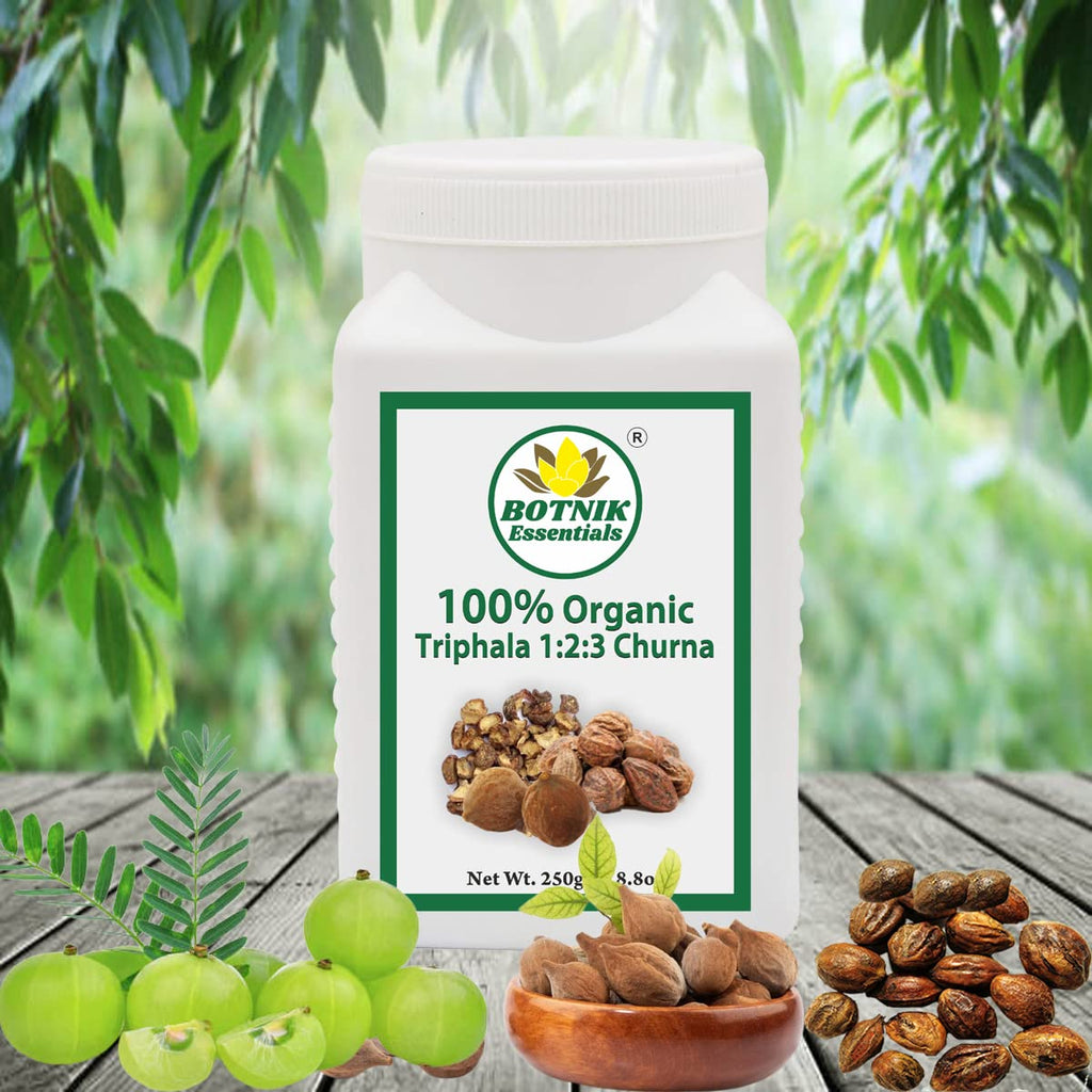 BOTNIK ESSENTIALS Organic Triphala 1:2:3 Churna Powder - 250g - image 6