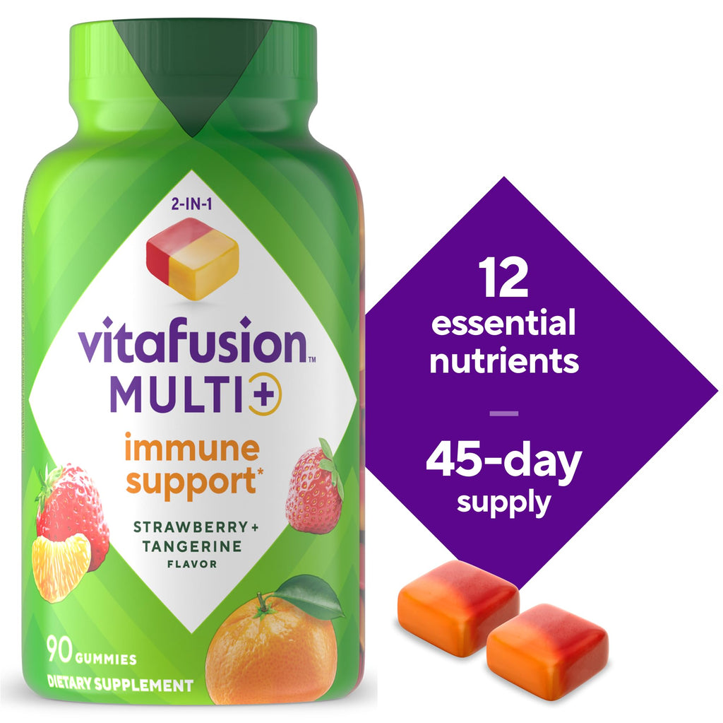 Vitafusion Multivitamin Gummies + Immune Support - 90 Gummies - image 7