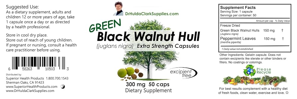 Superior Health Products Dr Clark Bundle - 250 Capsules - image 2