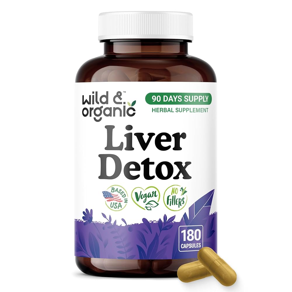 Wild & Organic Liver Detox Capsules - Liver Cleanse Support