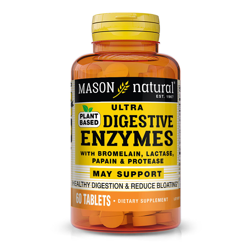 Mason Natural Plant-Based Digestive Enzymes - 60 Capsules