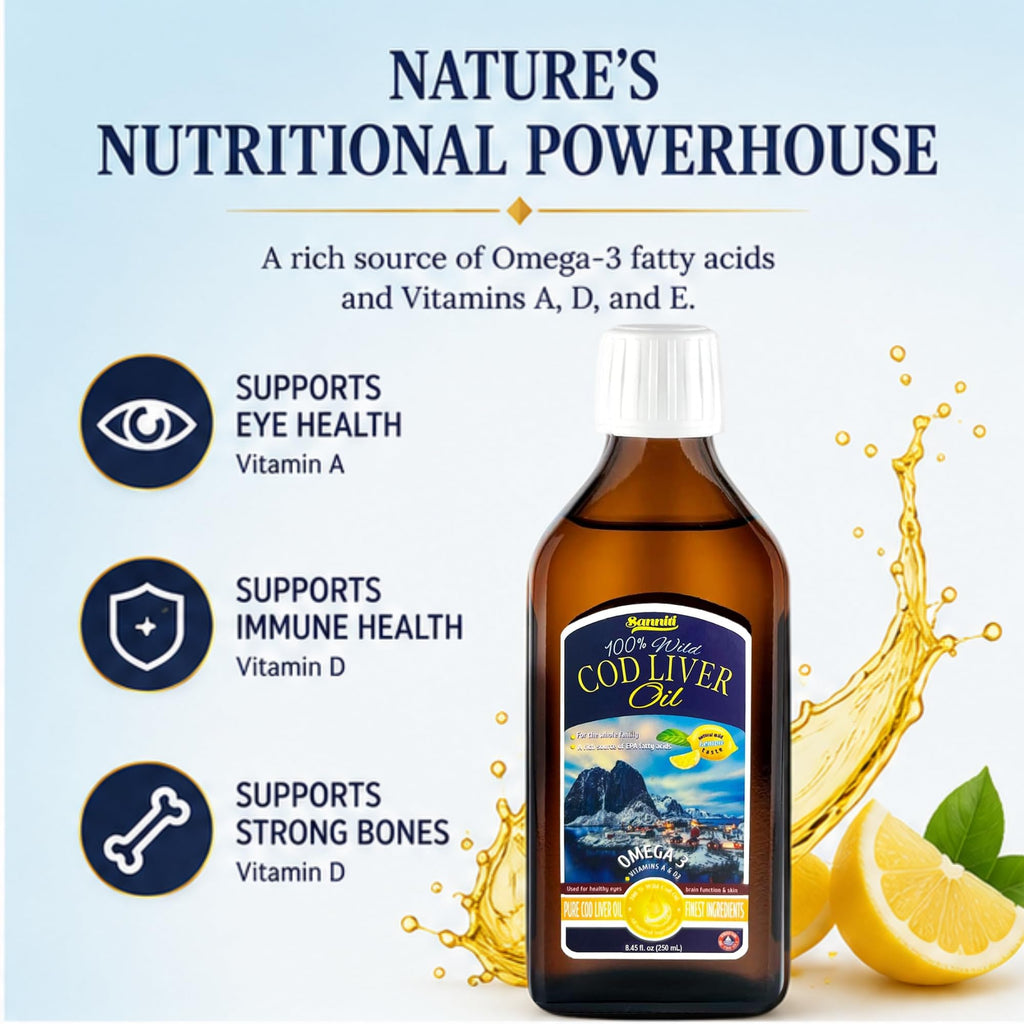 Sanniti 100% Natural Cod Liver Oil