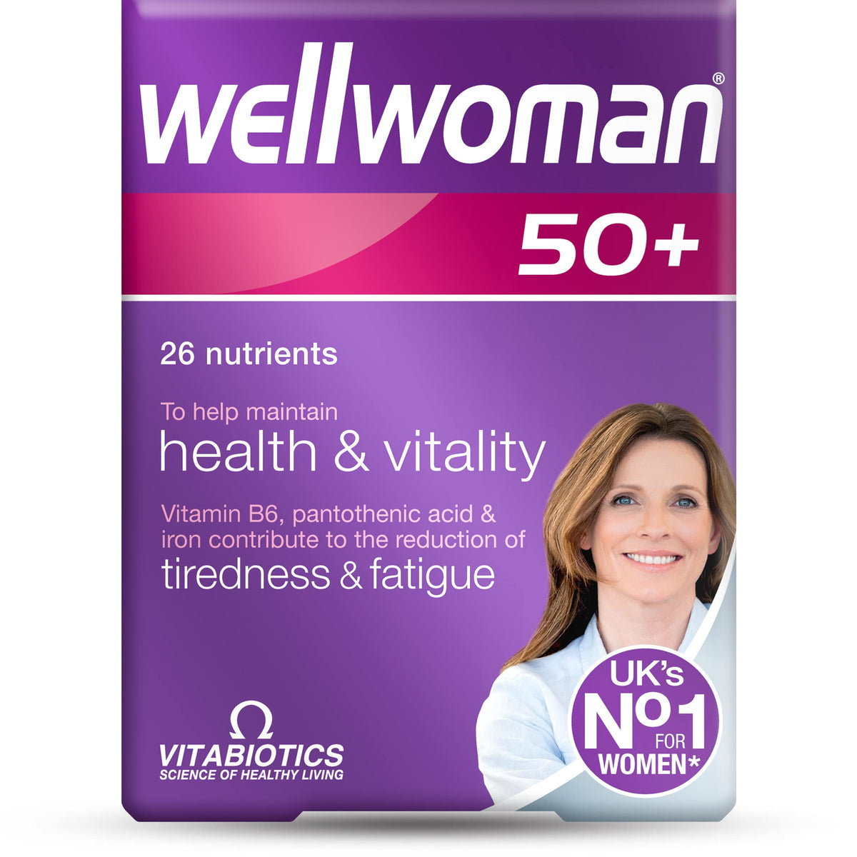 Wellwoman Vitabiotics 50+ Multivitamin - 30 Tablets