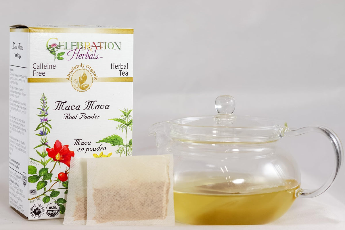 Celebration Herbals Maca Root Powder Organic - 24 Bag - image 3