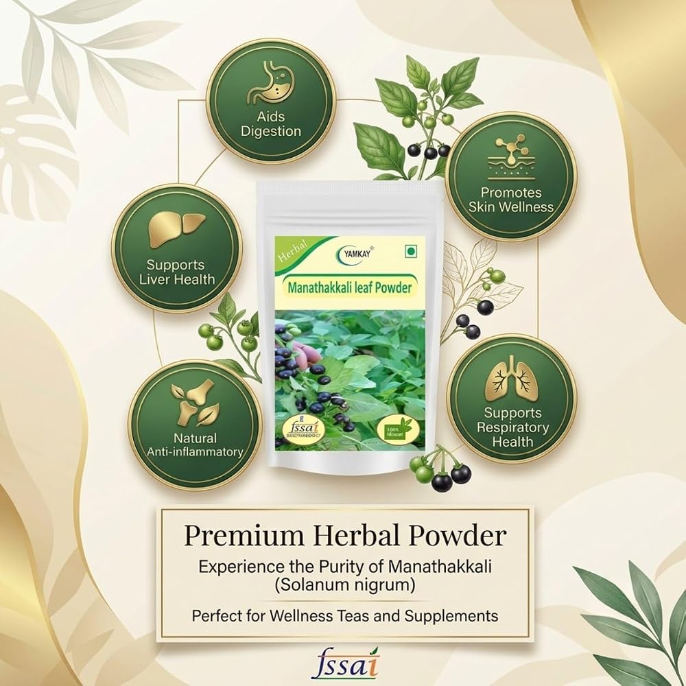 YAMKAY Manathakkali Leaf Powder - 300g - image 4