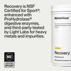 Momentous Recovery Grass-Fed Whey Protein Powder