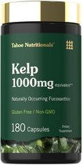 Tahoe Nutritionals Kelp Supplement with Green Tea Extract - 180 Capsules