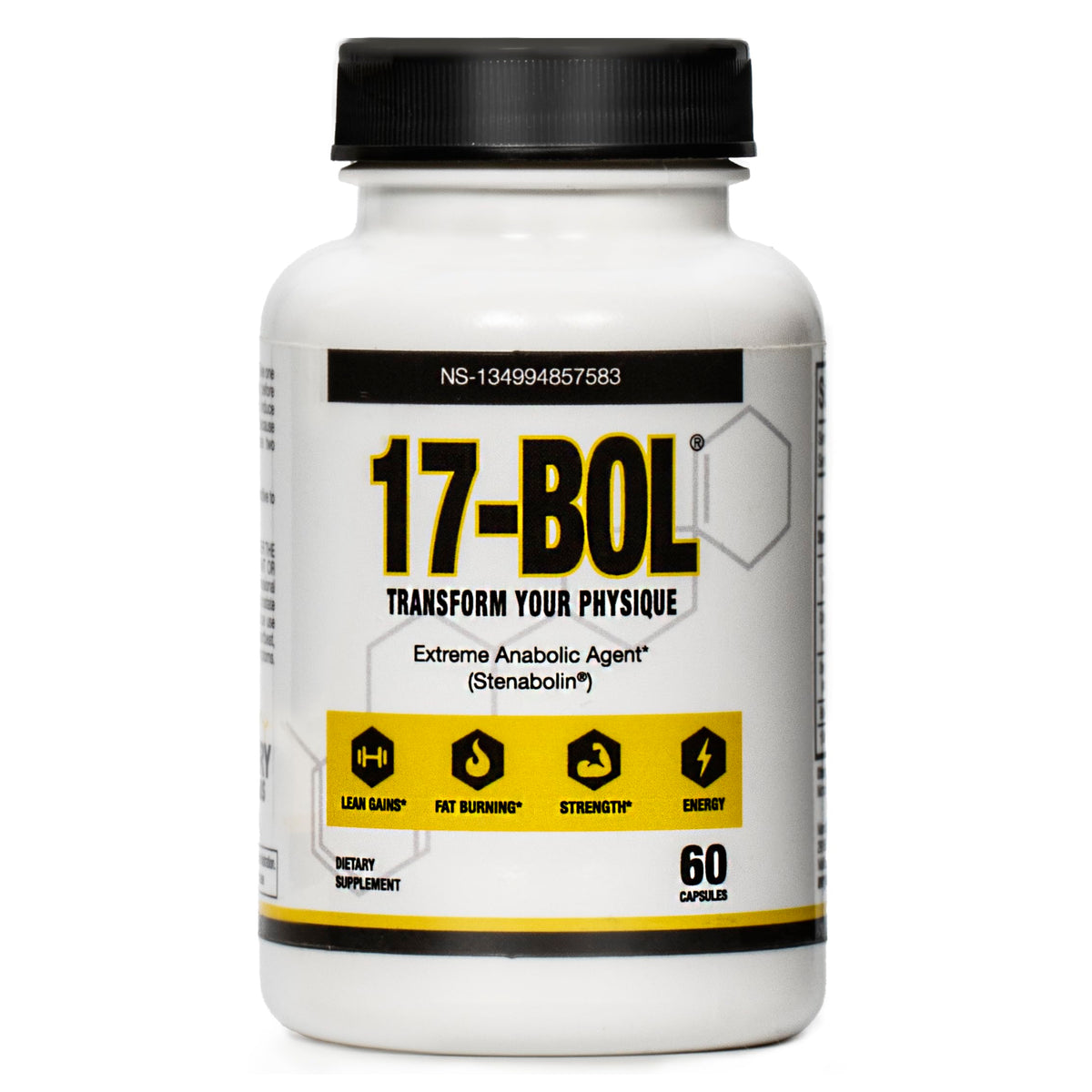17-BOL by Avry Labs DHEA Supplement for Muscle Growth - 60 Capsules