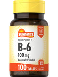 Sundance Vitamin B-6 100mg - 100 Tablets