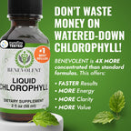 Benevolent Nourishment Chlorophyll Liquid Drops Peppermint - 2 Fl Oz - image 2