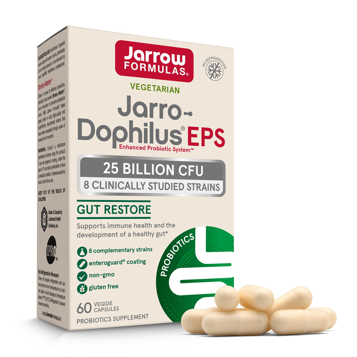Jarrow Formulas Jarro-Dophilus Probiotics Gut Health - 60 Capsules