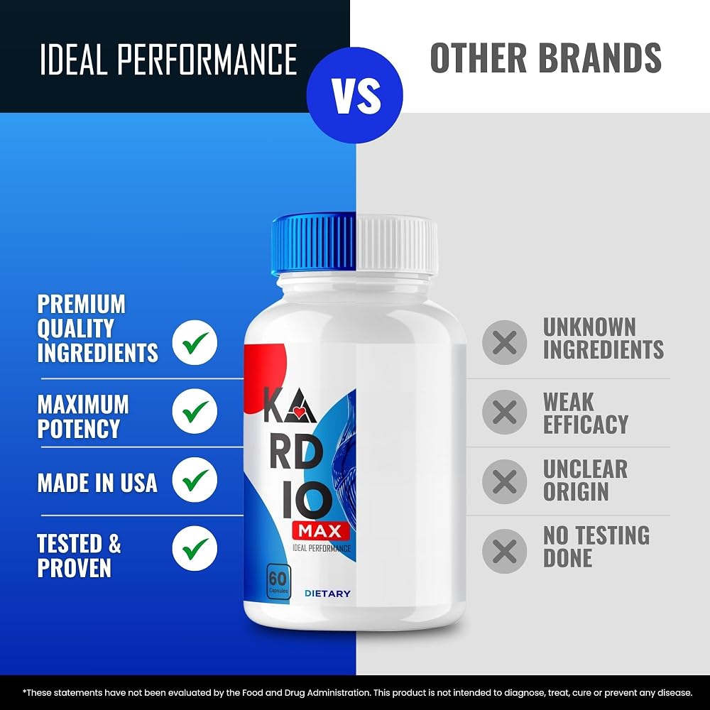 IDEAL PERFORMANCE Kardio Max Support Supplement - 60 Capsules - image 6
