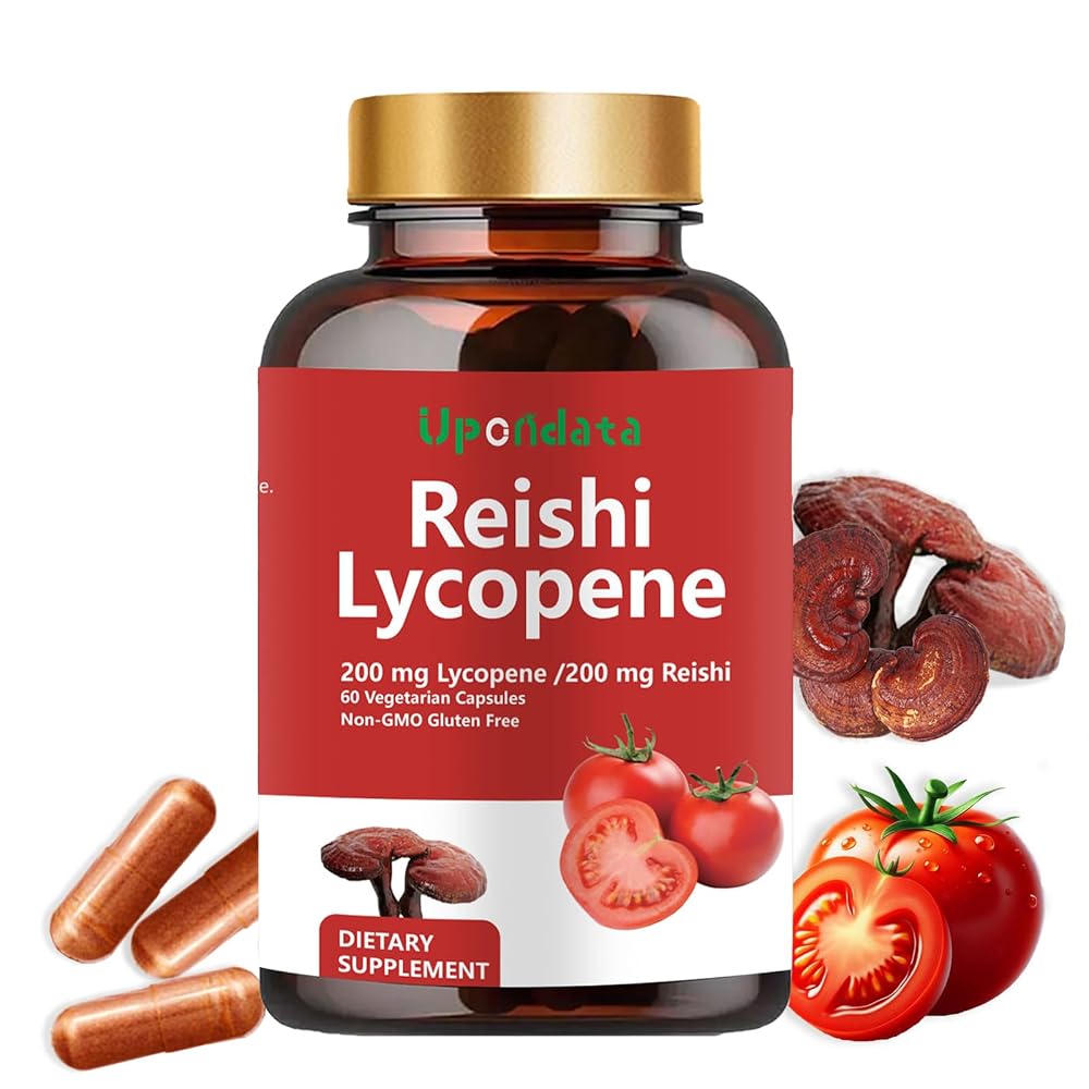Upondata Lycopene 200mg with Reishi Mushroom - 60 Capsules