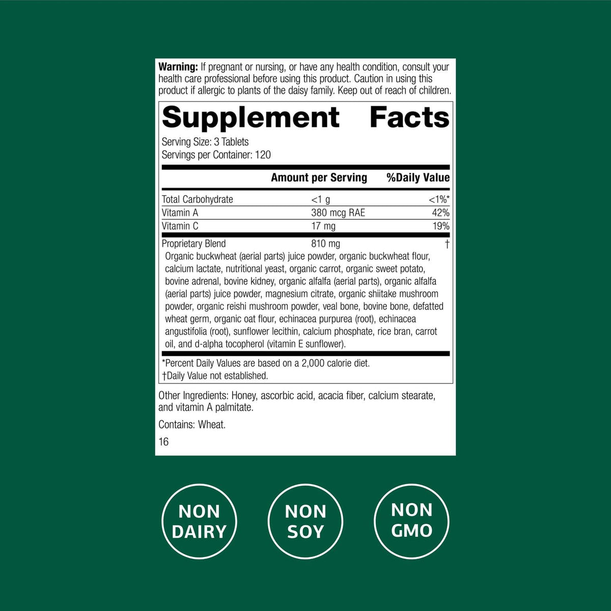 Standard Process Cataplex A-C-P Immune Support - 360 Tablets - image 2