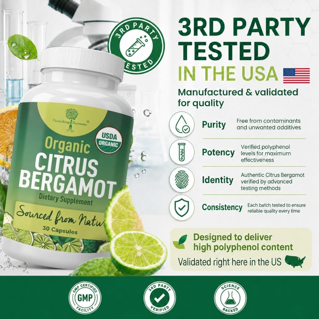 Nourishing Nutrients Citrus Bergamot Organic - 30 Capsules - image 8