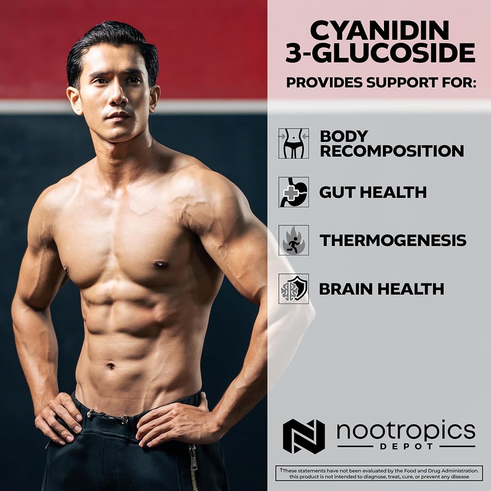 Nootropics Depot Cyanidin 3-Glucoside Capsules