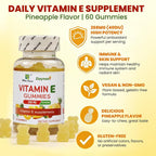 Wins Town Vitamin E Gummies 268mg (400 IU) Vegan - 60 Count - image 2