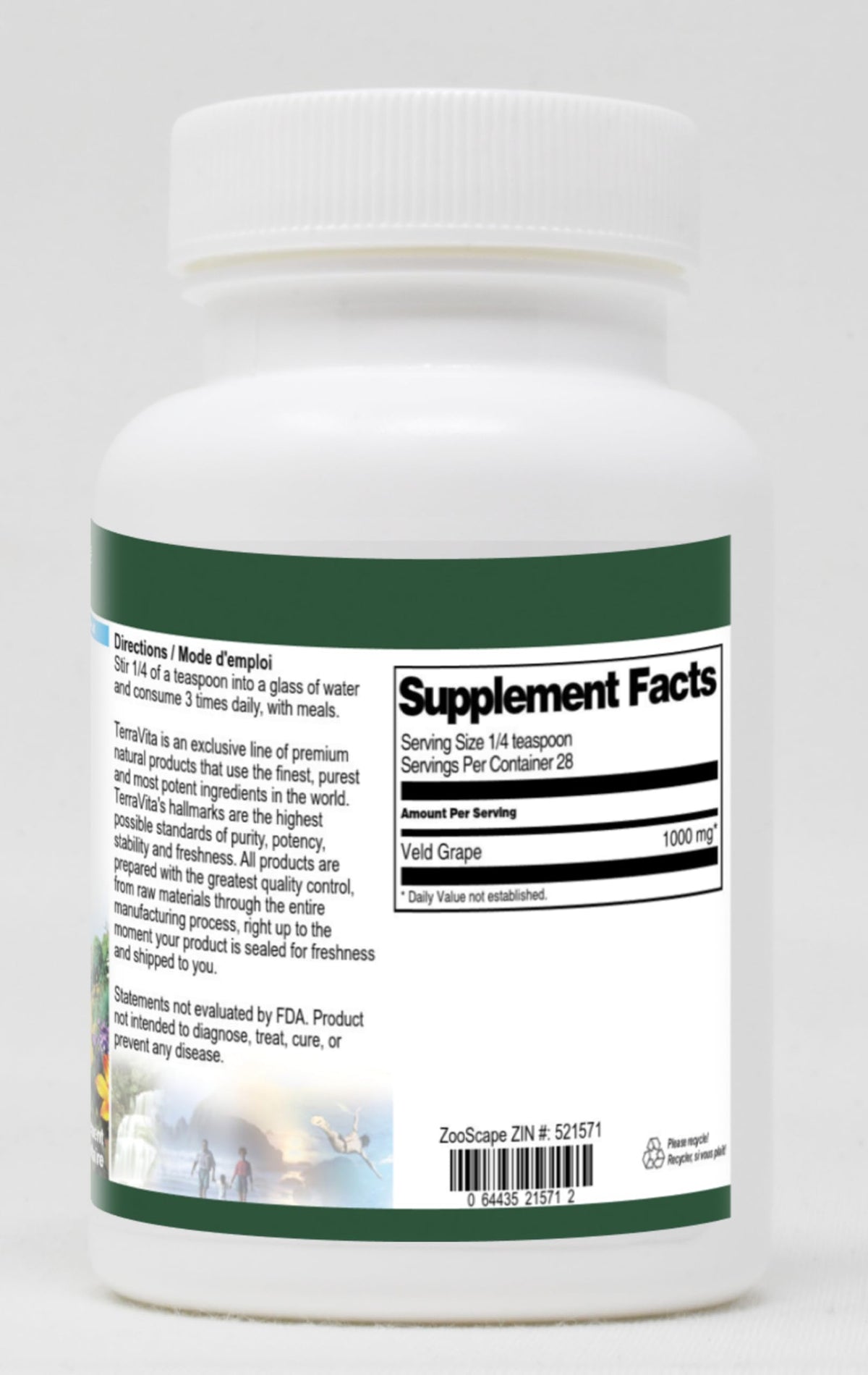 Terravita Veld Grape Powder - 3 Pack (1 oz each) - image 2
