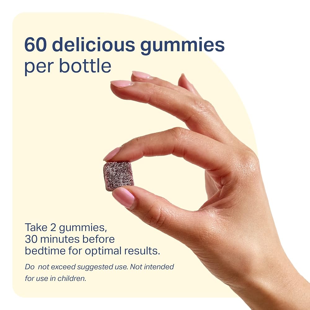 SLEEP IS THE FOUNDATION Melatonin Gummies Sleep Aid 2mg - 60 Gummies - image 6