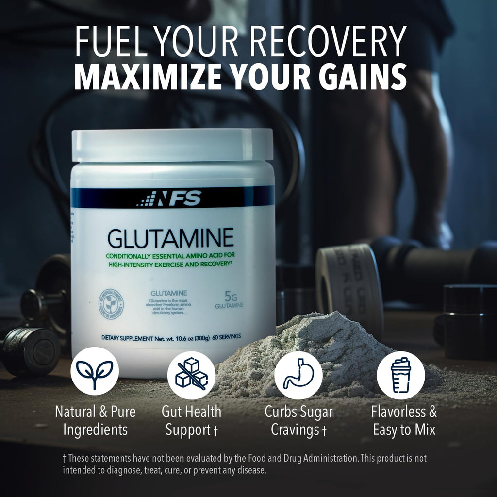 NF Sports Pure Glutamine Powder for Muscle Recovery - 300g - image 3