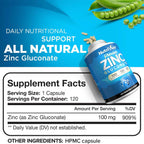 Nutrivein Premium Zinc - High-Absorption Zinc Supplements