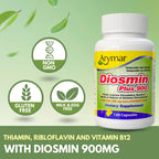 Arymar Diosmin Plus 900 Circulatory Support - 60 Capsules - image 6