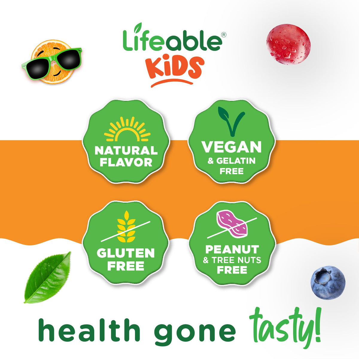 Lifeable Zinc for Kids 25 mg Vegan Berry Gummies - 90 Count - image 4