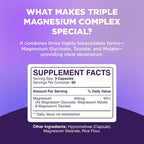 Phytoral Magnesium Complex Capsules with Taurate, Glycinate & Malate - 180 Count - image 7
