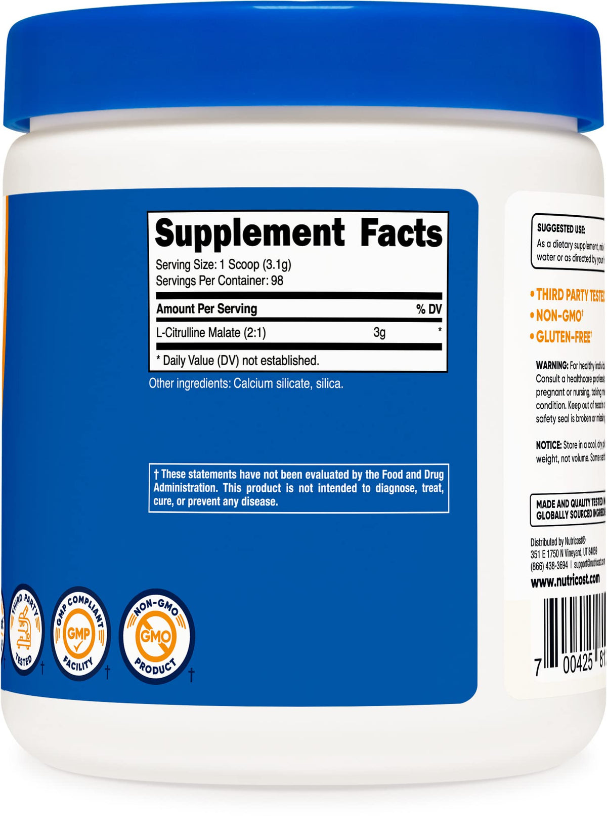 Nutricost L-Citrulline Malate Powder 2:1 - 2 Pack - image 4