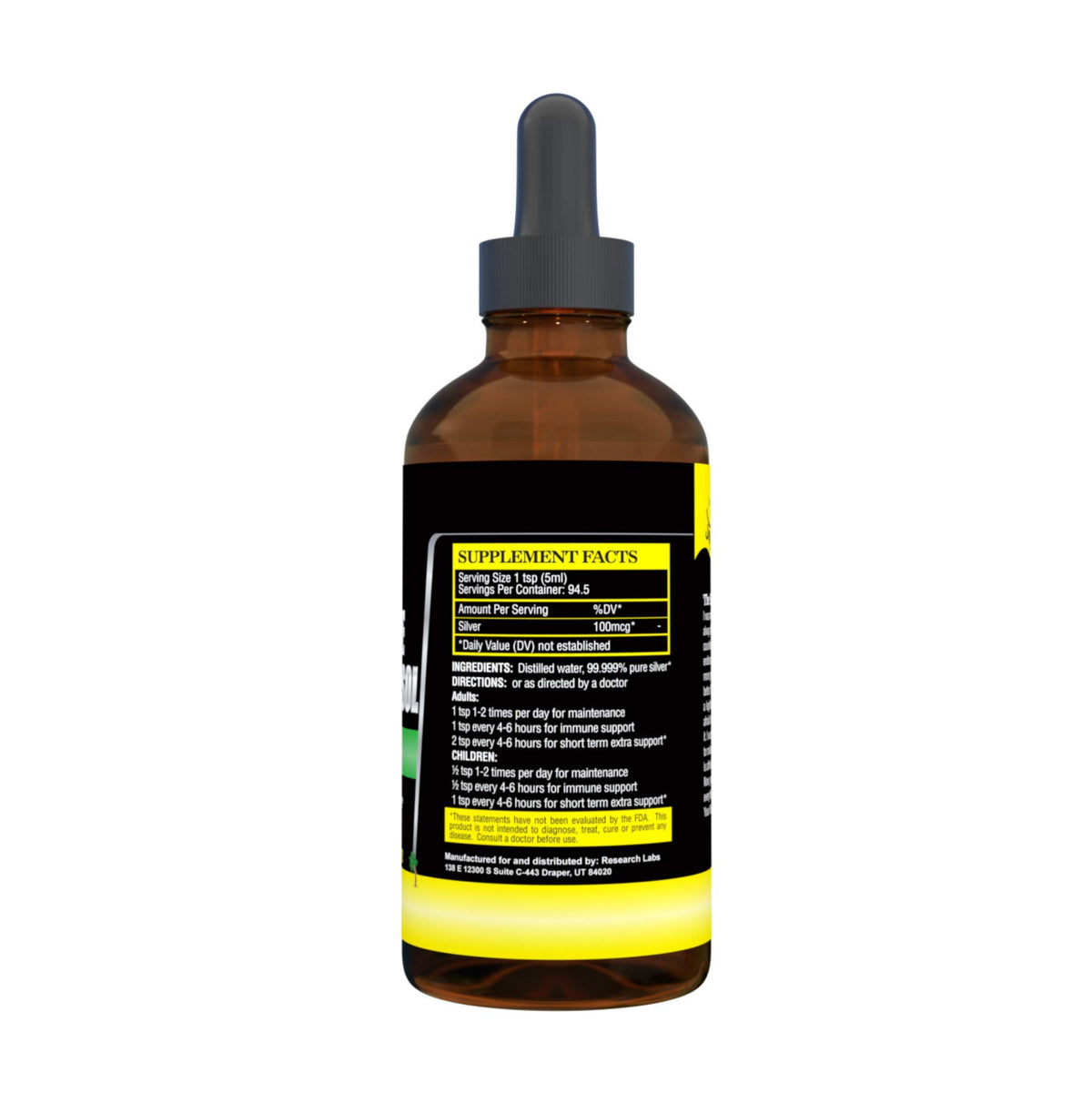 Silver Doc Colloidal Silver Hydrosol Drops - 8 Fl Oz - image 8