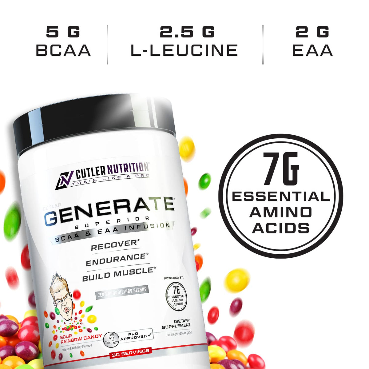 Cutler Nutrition Generate Amino Powder