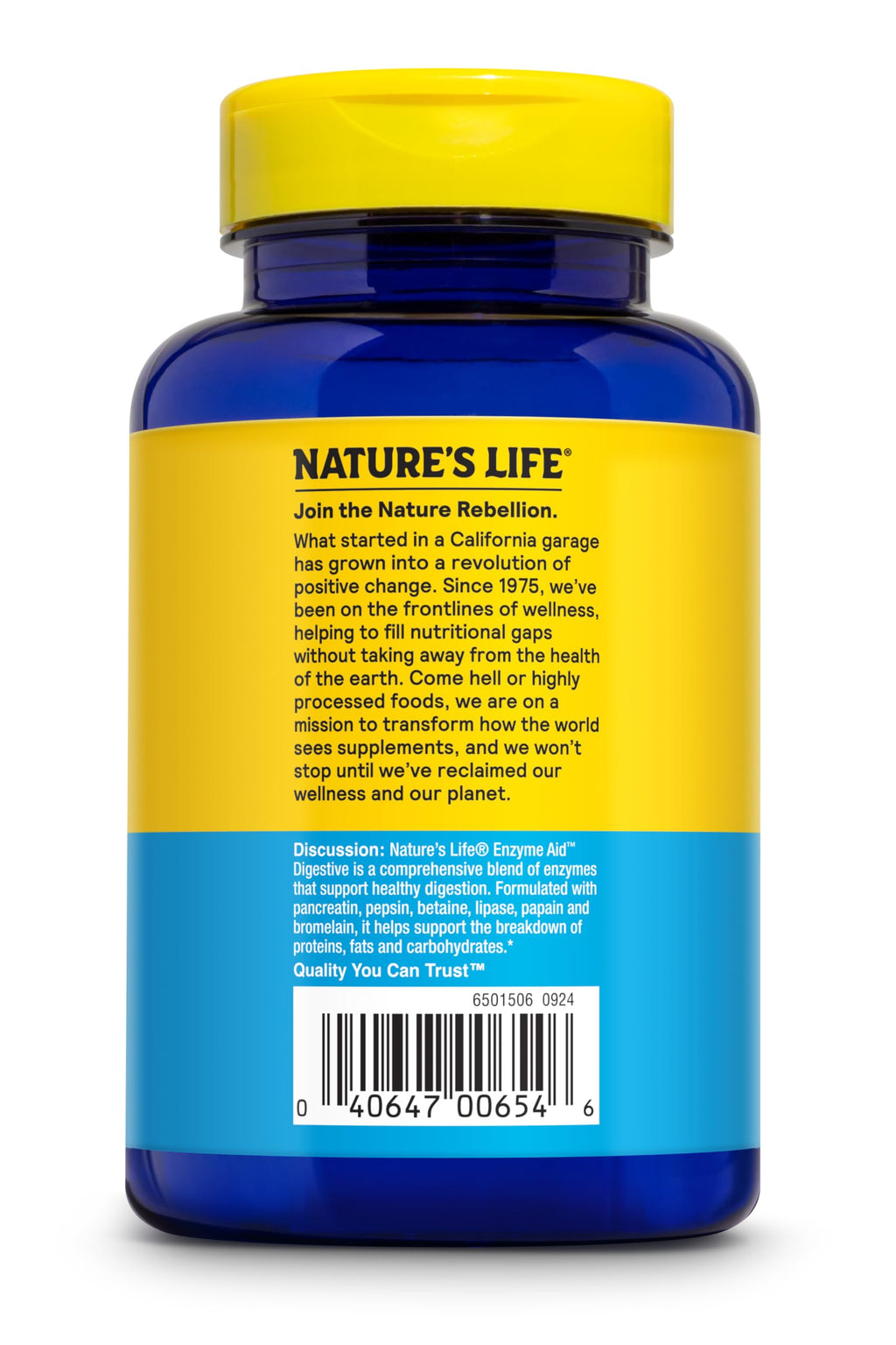 Nature's Life Enzyme Aid Digest - 100 Tablets - image 2