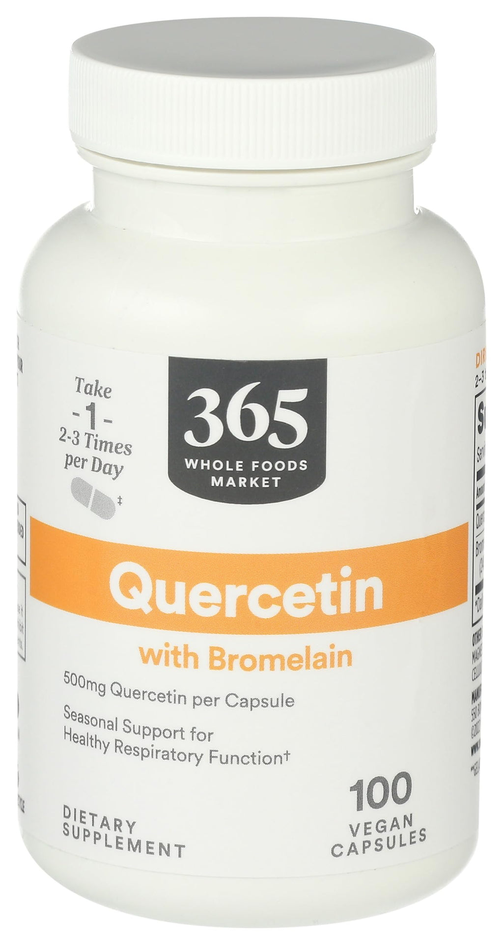 Whole Foods Market Quercetin with Bromelain - 100 Capsules