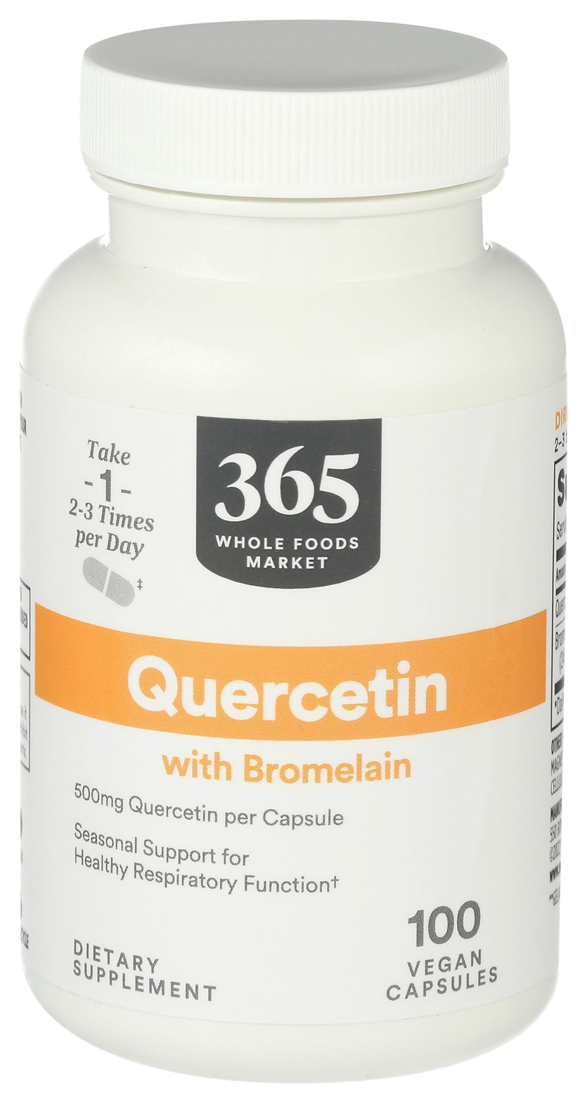 Whole Foods Market Quercetin with Bromelain - 100 Capsules