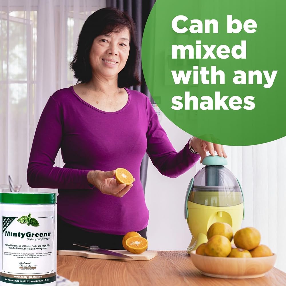 Richard Clement MD Nutrition Minty Greens Superfood Powder - 295g - image 8