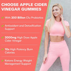 Powerific Apple Cider Vinegar Gummies Max Strength 2000mg - 60 Gummies - image 6