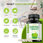 HABIZIYA Cortisol Support Supplement with Adaptogens - 60 Capsules - image 3