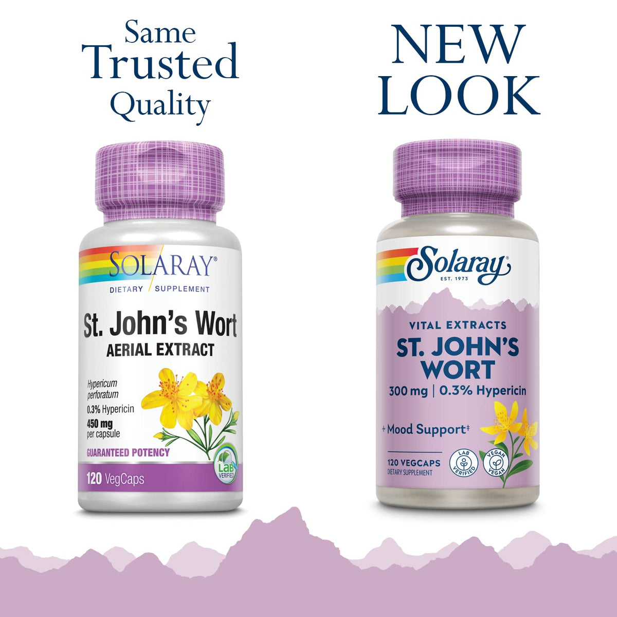 SOLARAY Unflavored Capsules St. John'S Wort Mood Support 300Mg Yes