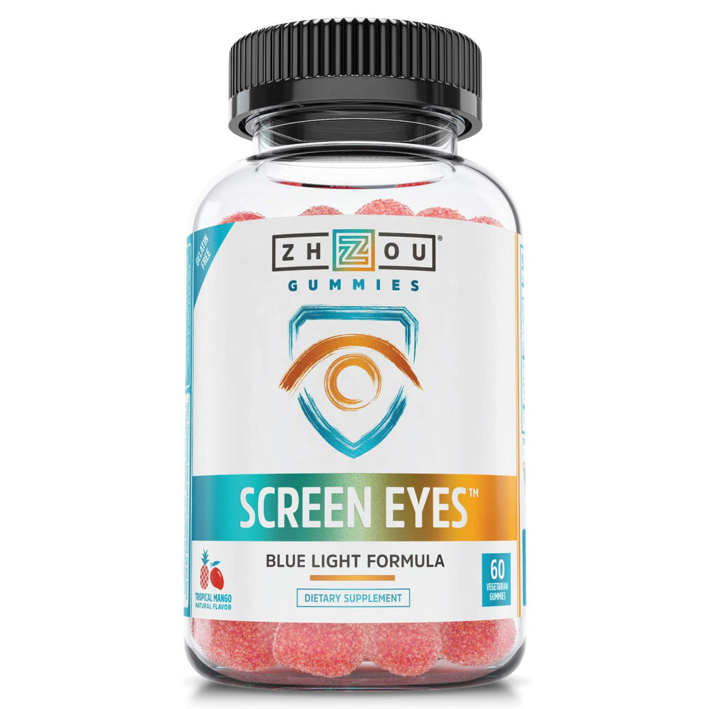 ZHOU Screen Eyes Gummies Lutein for Eye Health - 60 Count