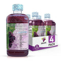 Suero Oral Electrolyte Solution Grape Flavor - 4 Pack
