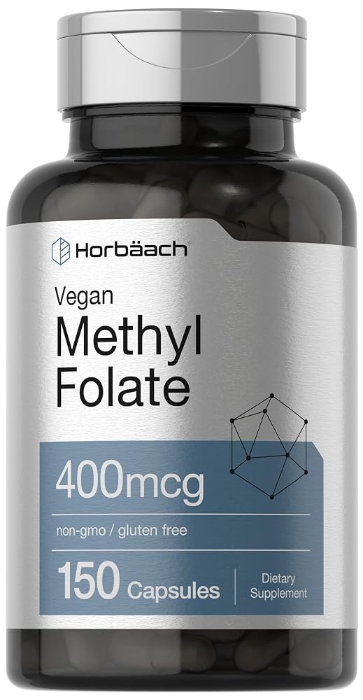 Horbäach Methyl Folate 400 mcg - 150 Vegetarian Capsules