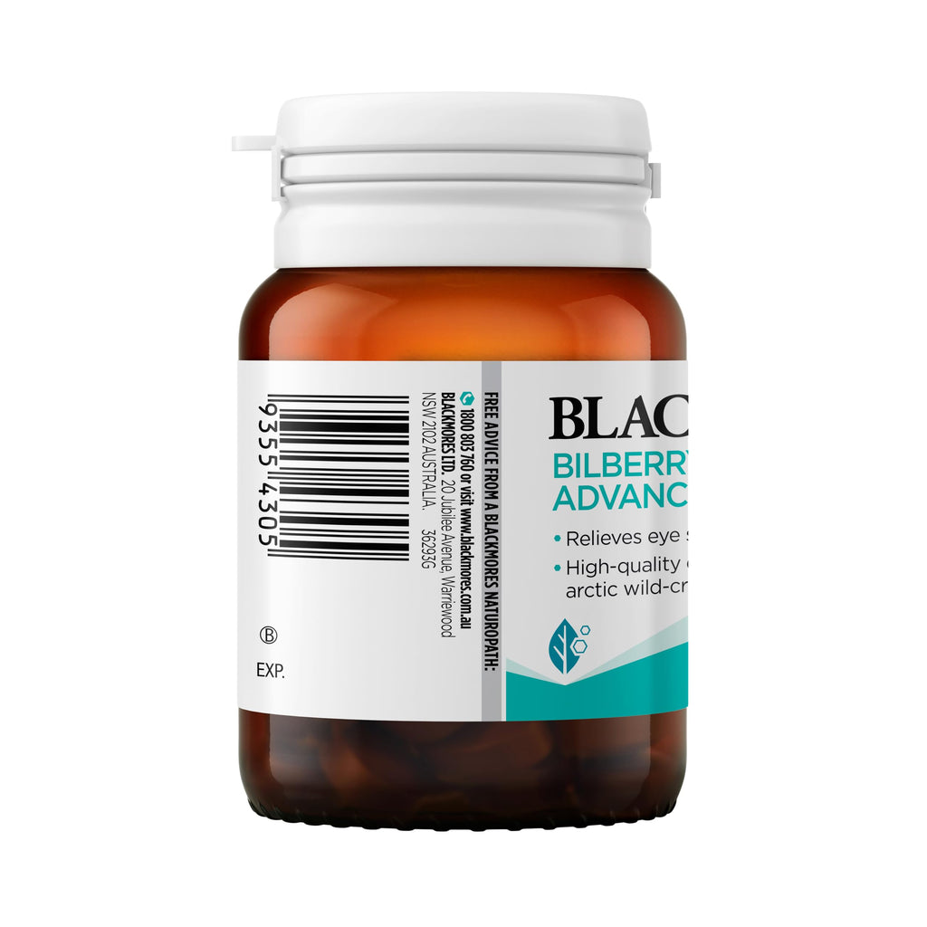 Blackmores Bilberry Eye Support Advanced - 30 Tablets - image 2