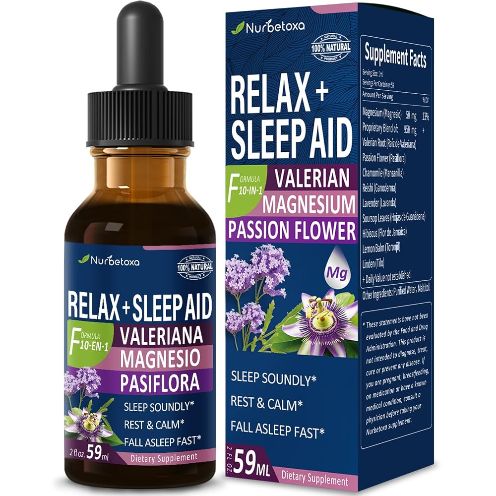 Nurbetoxa Valerian Root Sleep Aid Drops