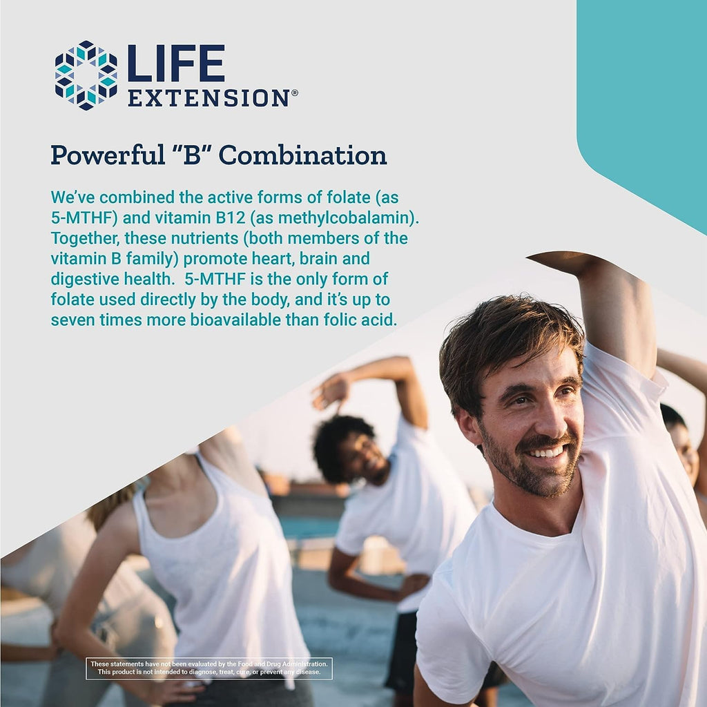 Life Extension BioActive Folate & Vitamin B12